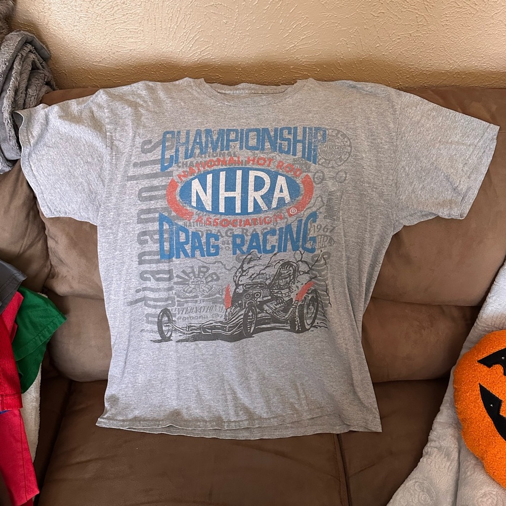 NHRA Championship Drag Racing T-Shirt – Gray